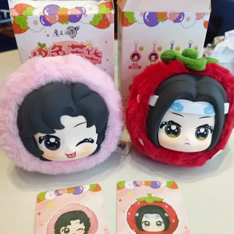 

Новый оригинальный Mo Dao Zu Shi Fruit Series слепая коробка Wei Wuxian Lan Wangji виниловая плюшевая загадочная коробка Mdzs фигурка настольного декора игрушки