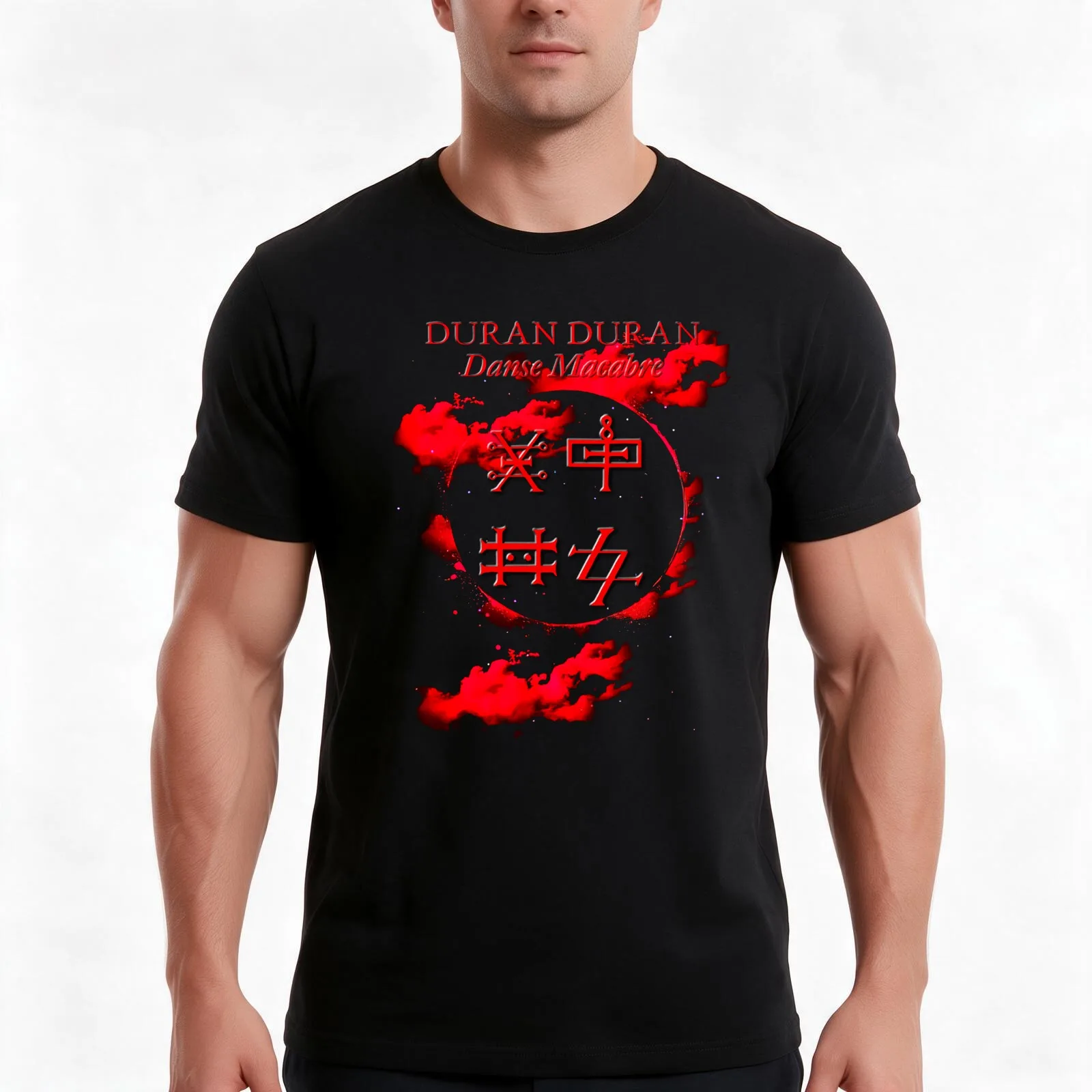 Danse_Macabre_DD_Symbols T-Shirt Summer Casual Cotton Tee Oversized Streetwear Tops Vintage Graphic Print Unisex Men Women