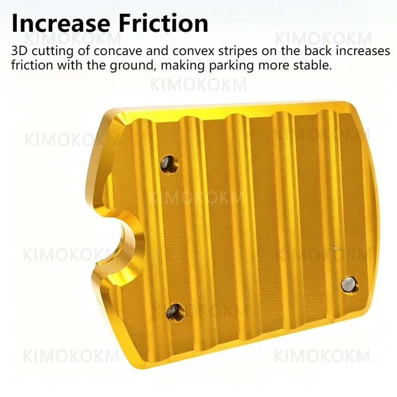 Suitable for Honda NX400 Modified Motorcycle Side Support Pad, Small Tripod Widened Pad Side Support Enlarged Seat Accessories