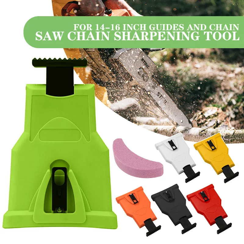 

Chainsaw Teeth Sharpener Portable Durable Sharpen Chain Saw Bar-Mount Fast Grinding Sharpening Chainsaw Chain Woodworking Tools