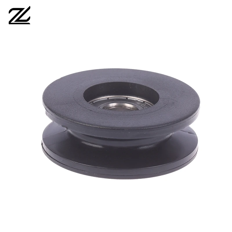 

1PC Durable High Quality 50mm Black Bearing Pulley Wheel Cable Gym Equipment Part Wearproof Gym Kit