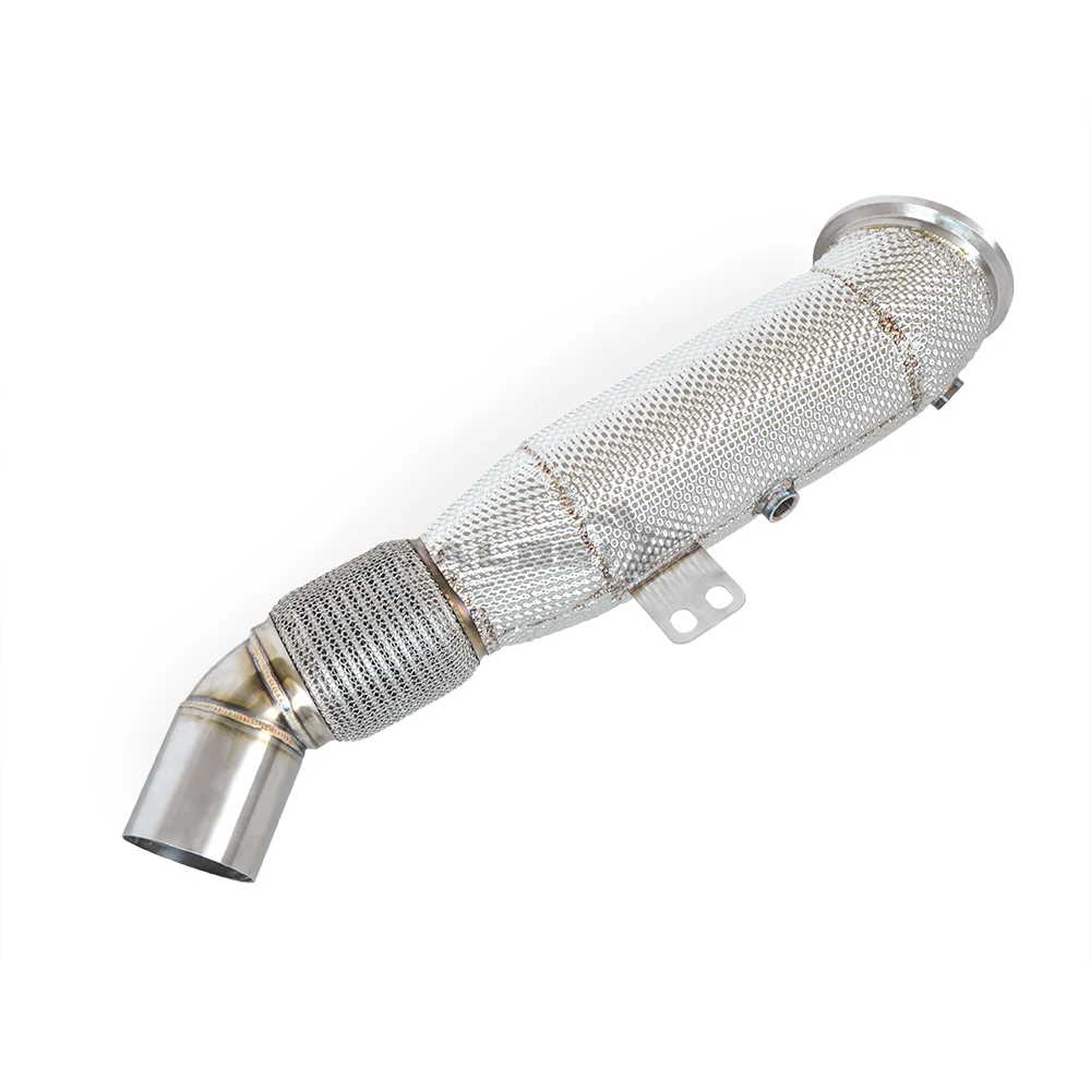

For BMW 240i 140i F22 F20 B58 3.0T 2016-2019 High performance exhaust downpipe with insulation layer to protect the downpi