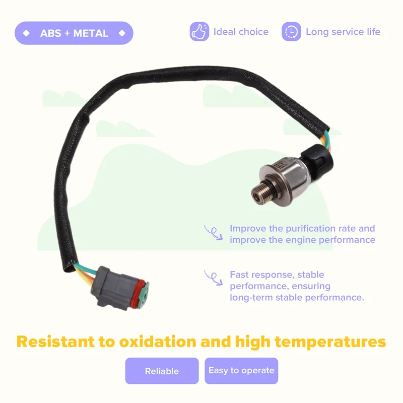 Sensor de pressão resistente para Caterpillar CAT C7 3126 C15 MXS BXS NXS 224-4536 194-6726 3PP6-1