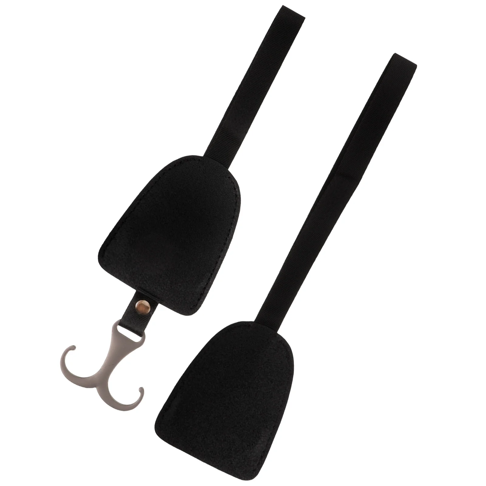 

2Pcs Car Hooks Black Double Multi functional Auto Headrest Hangers Storage Hangers Seat Back Elastic Hook Car Accessories