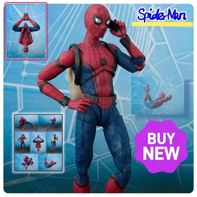 

Новый Bandai Spider-Man Marvel Heroic Expedition Человек-паук модернизированный боевой костюм, чтобы сделать движущую модель фигурок куклы
