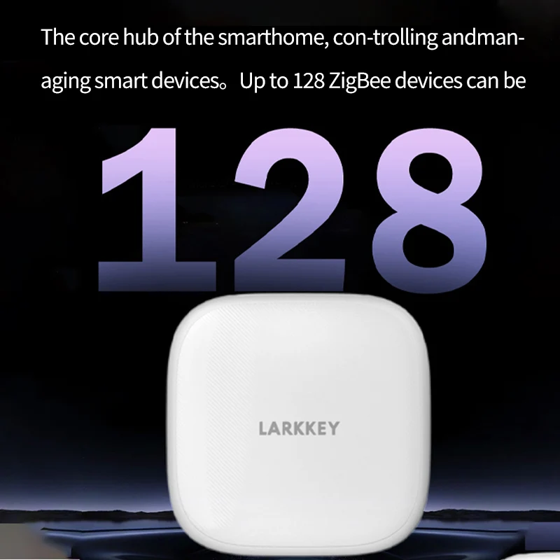 

Tuya ZigBee 3.0 Smart Hub Проводной шлюз Мост с голосовым управлением Домашняя автоматизация Приложение Smart Life Работа с Alexa Google LARKKEY