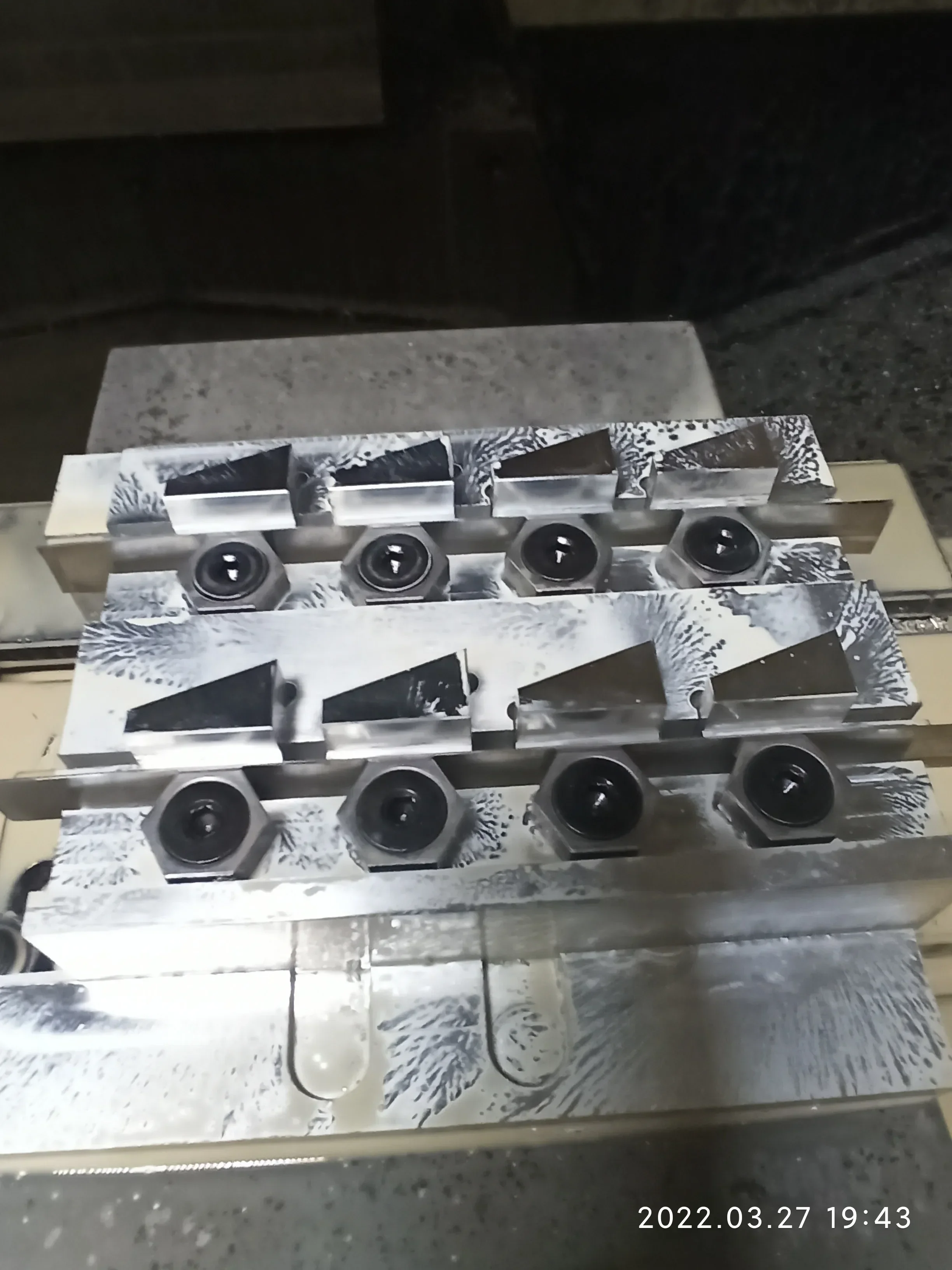 OK Fixture CNC Machining Center Hexagonal Side Fixed Fixture M6 M8 Small Precision Clamping Block Multi Station Product Batch