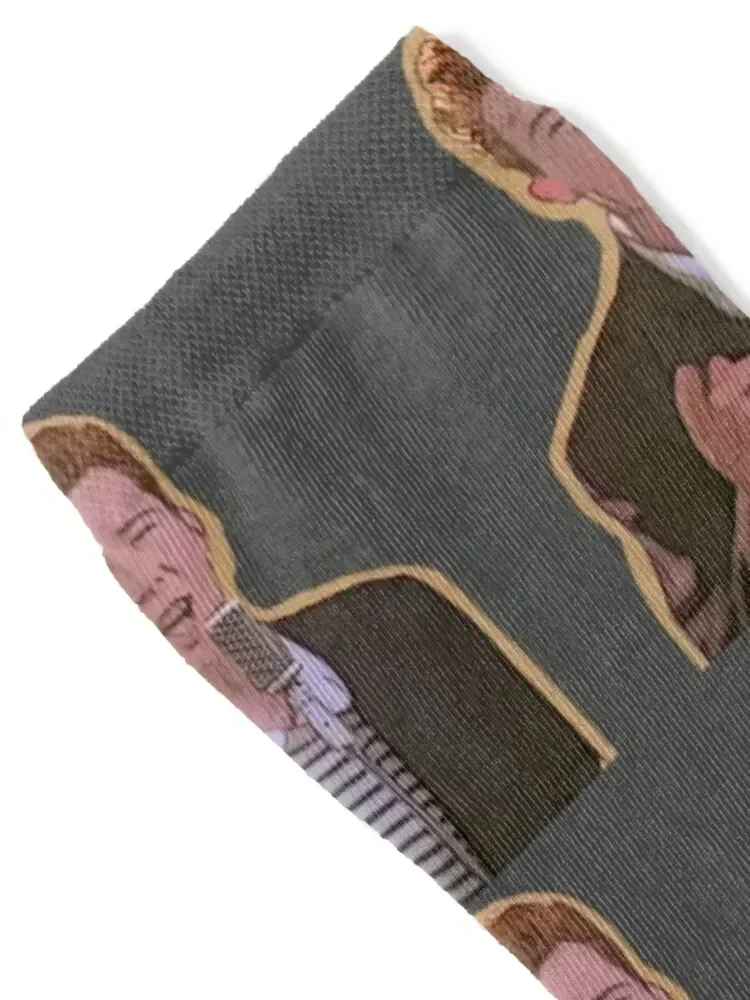 Rick Roll Illustration Socks cotton cool Men Socks Luxury Brand Women's