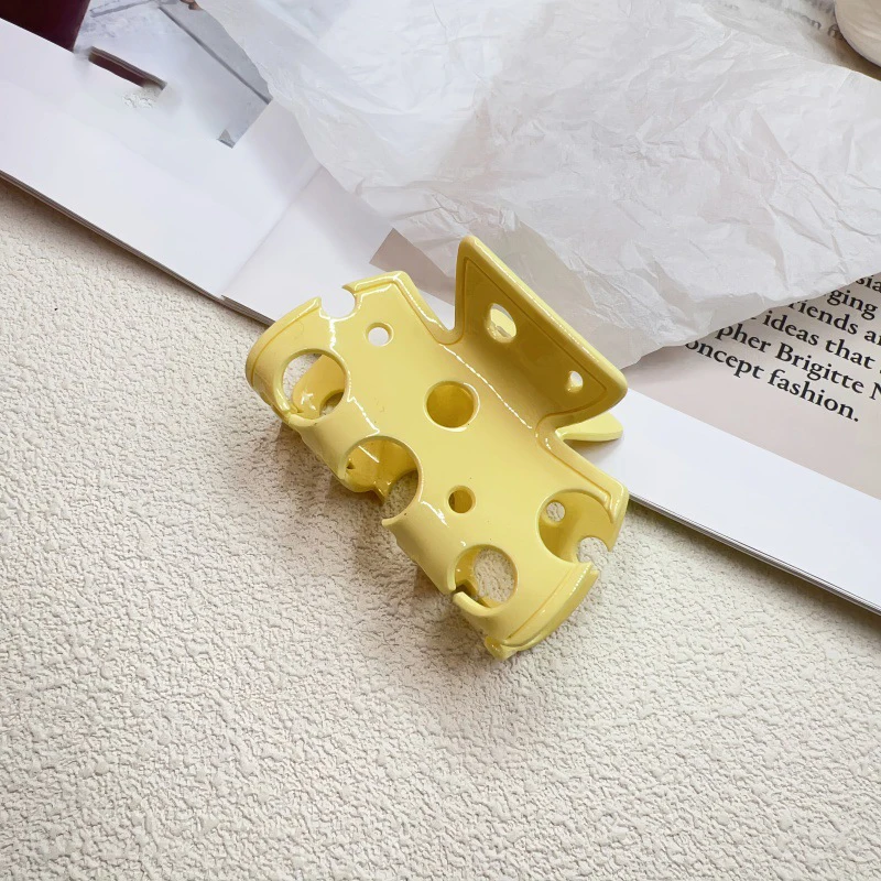 لطيف الكرتون بودنغ مشبك شعر الجبن كعكة الشعر انتزاع أنثى عودة رئيس الشعر التبعي 1PC