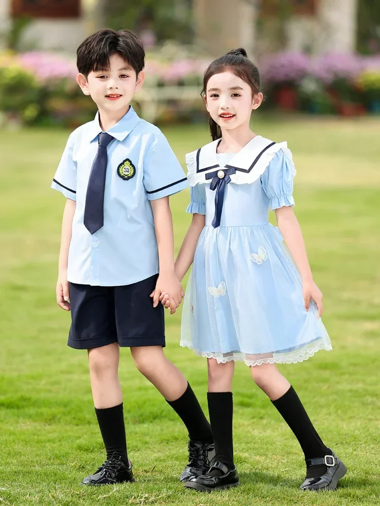 Uniformes de Maternelle, Robe de Marin d'École Primaire, Spectacles de Chorale, Été 303