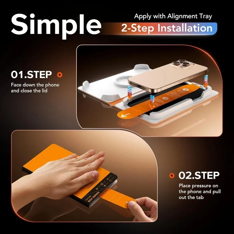 3D Hardness Anti-Spy Tempered Glass for iPhone 17 17 Pro 17Air 17ProMax Easy Instlltion Dustproof Privacy Screen Protector