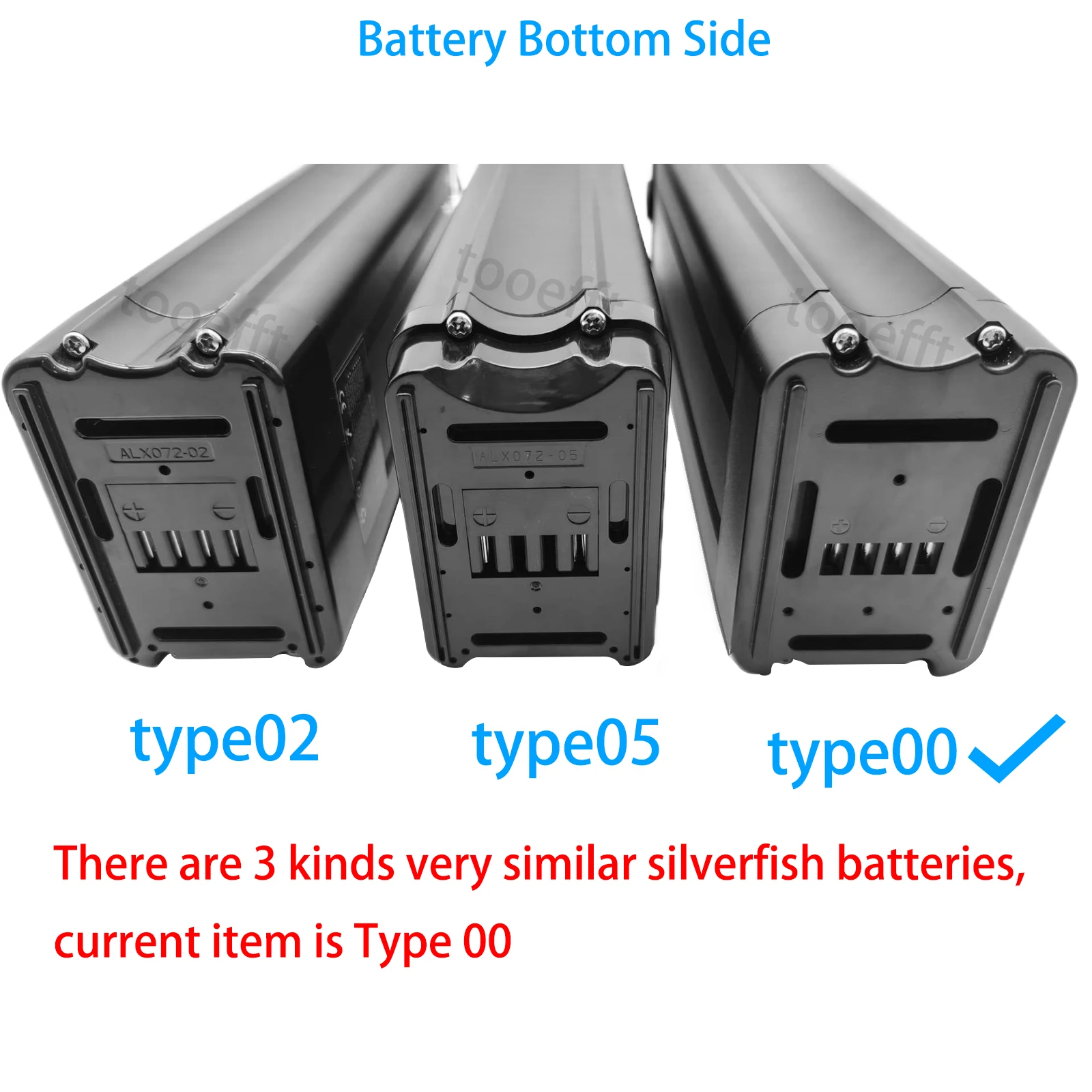 380mm E-Bike-Akku 36V 48V Lithium-Ionen-Akku für Hitway BK3/BK5/BK6/BK8/BK37 COLORWAY BK6 Evercross EK5 Elektrofahrräder – Detail 4