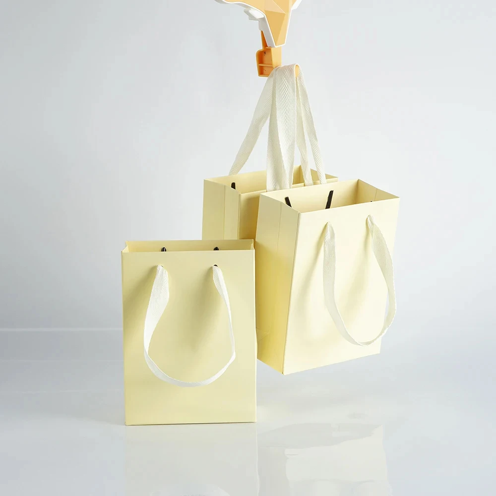 10 Stück Schmuck-Papiergriff-Tasche, 12 x 6 x 16 cm, 14 x 7 x 15 cm, Hochzeitsgeschenke, Geburtstagsfeier, Kosmetik, Parfüm, Einkaufen, Geschenkverpackung – Detail 7