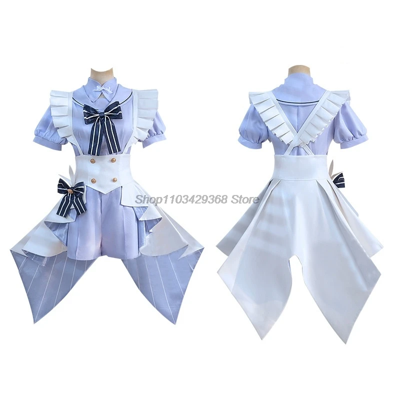 Anime Is The Order A rabbit? Kafuu Chino Cosplay Costume Dress Lolita Kawaii Cute Christmas Party Halloween Long Wigs Set