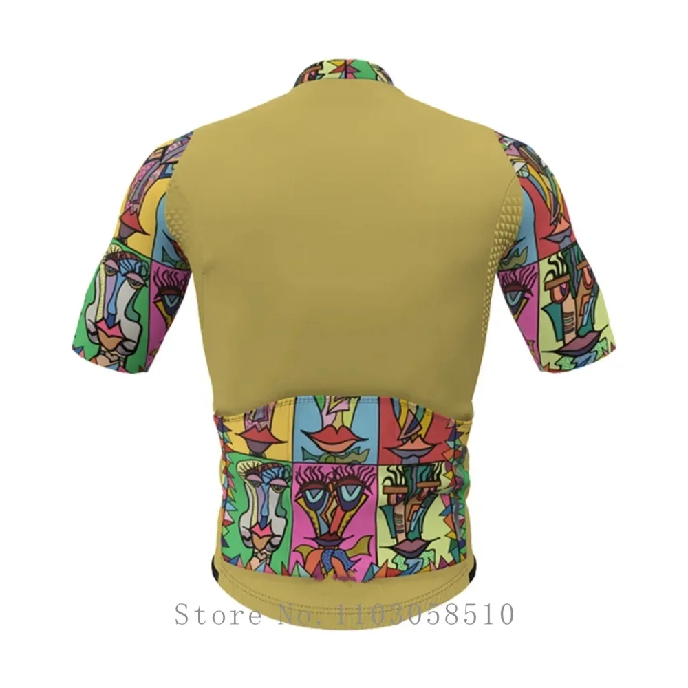 Slopline Summer Cycling Jersey Short Sleeve Shirt Lightweight Breathable Quick Dry Zipper Jersey Men Cycling Clothing UPF50+