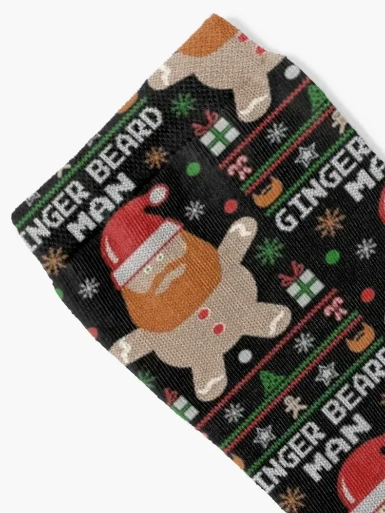 Ginger Beard Man Ugly Tees Socks snow gym Running Socks Female Men's