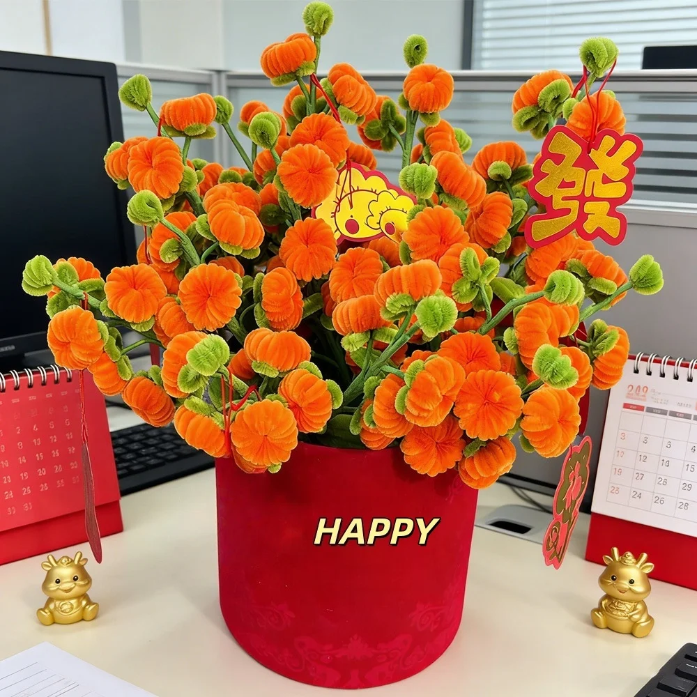 

7 шт. новогодняя крутая палочка с хурмой, ягода, сделай сам, поделки, искусственные цветы, украшение для дома, день рождения, детские игрушки