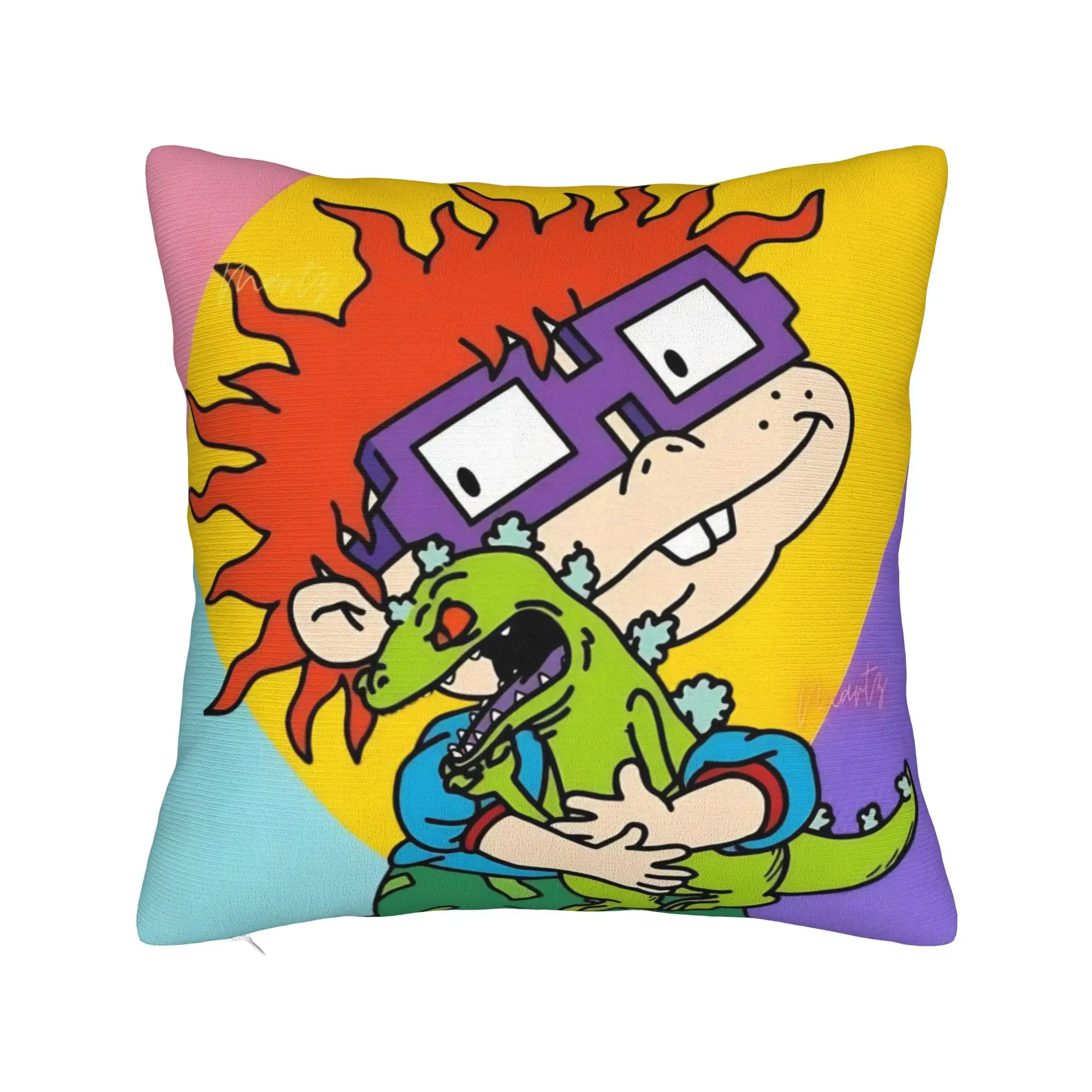 Cartoon R-Rugrats Pillow Covers Merch Printed Cushion Cover Decoration  Pillow Case Cover Home Multi-Size