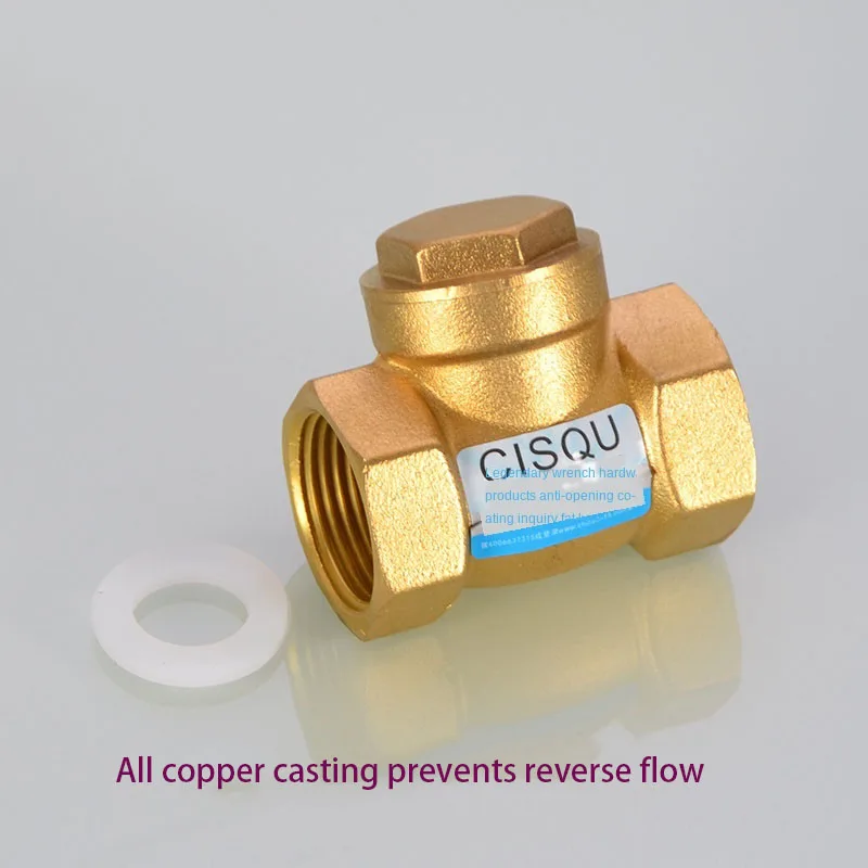 All Copper1/2" 3/4" 1"Vertical Check Valve Spring Check Valve Internal and External Horizontal Check Copper Rod Water Stop Valve