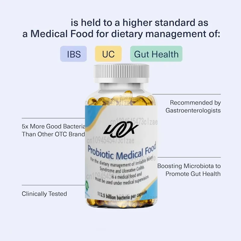 

Probiotics Promote Digestive Health, Probiotic Capsules, High Efficacy, Live Refrigerated Probiotics, 112.5 Billion Colony Units