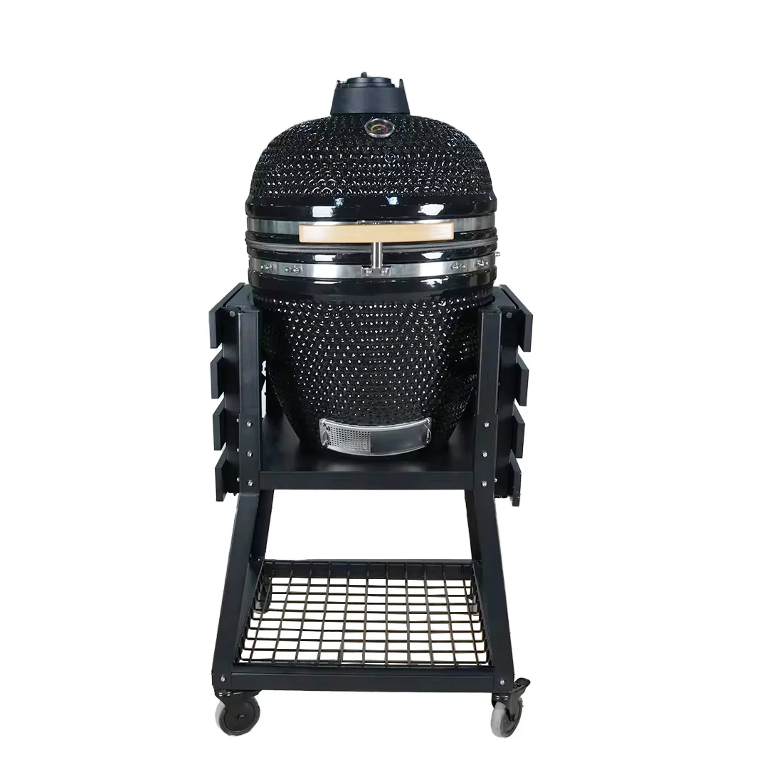 

Auplex 21-дюймовый керамический гриль Камадо с кухонной кухней, садовой вечеринкой, грилем и мясом, курильщиком, барбекю на открытом воздухе