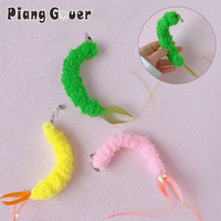 1pc Plush Shrimp Pet Cat Toy Replacement Accessories Funny Teaser Stick Wand Toy