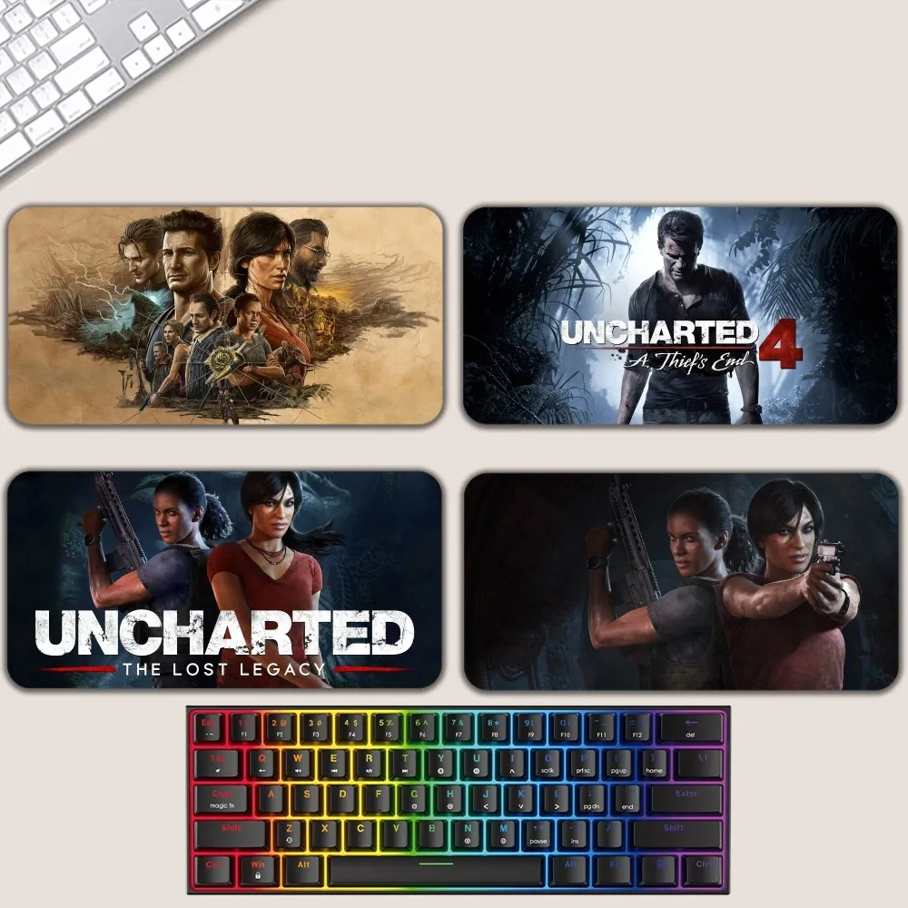 Uncharted 4 The Lost Legacy Game Mouse Pad Non-slip Lockedge Office Student Gaming Thickened Large Writing Pad Cushion