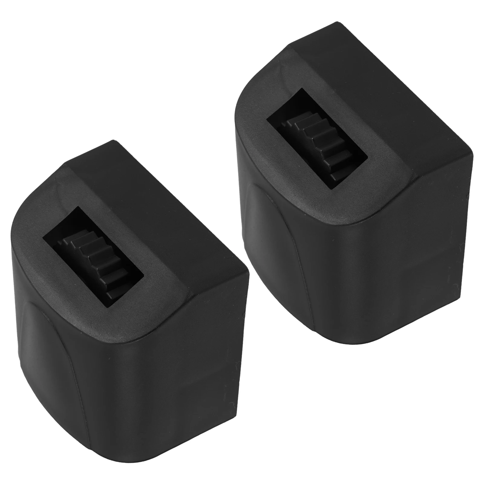 

2pcs Fitness Equipment Foot Pads Plastic End Caps Shock Absorbing Anti-Skid Floor Protectors For Exercise Machines Workout