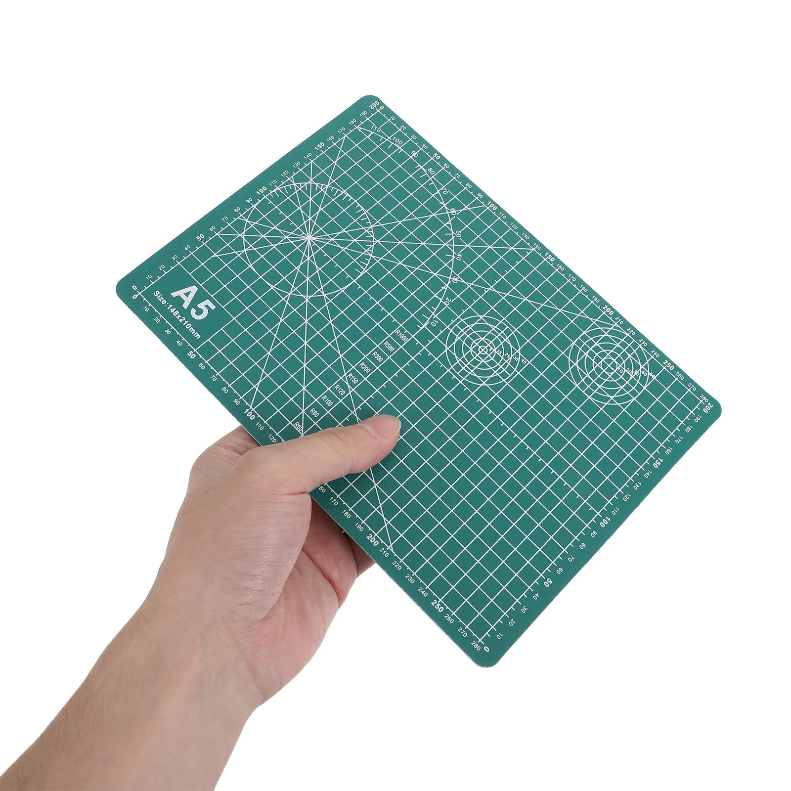 Double Sided A5 Cutting Mat Self Healing Scrapbooking Craft Board with Measurement Grid Sewing Craft Mat for Hobby Arts and