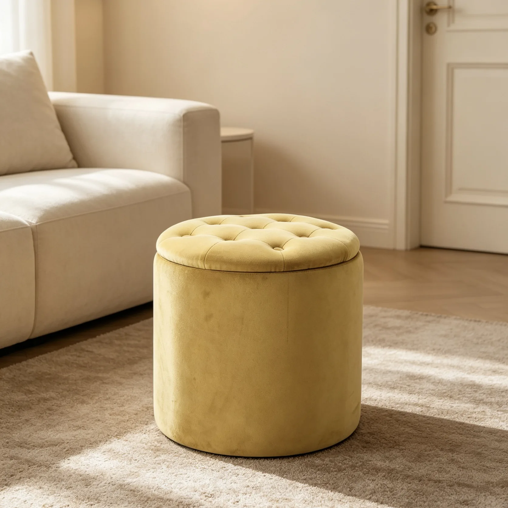 Small stool household solid wood small bench Internet celebrity living room coffee table