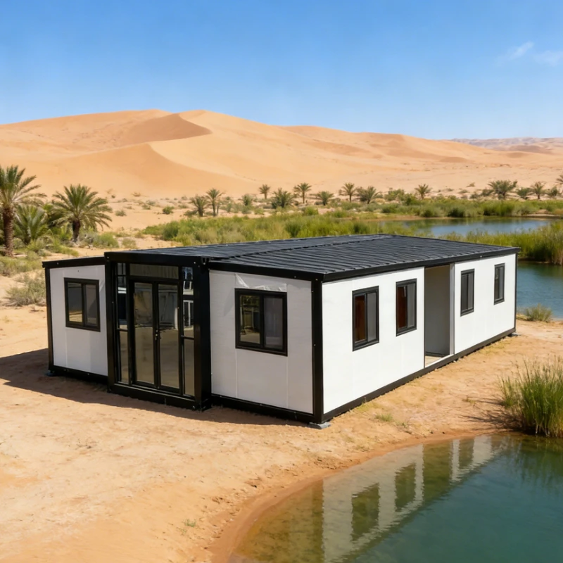 Ready Made 40Ft 20Ft Tiny House Shipping Prefab Portable Container Expandable House Luxury Prefabricated Home Villa 1-3 Bedroom