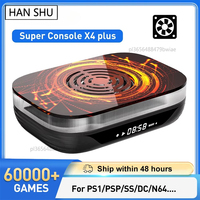 Super Console X4 Plus Retro Game Console 60000 Games Emulators for PS1/PSP/SS/DC/N64 HD Output Video Game Console 2025