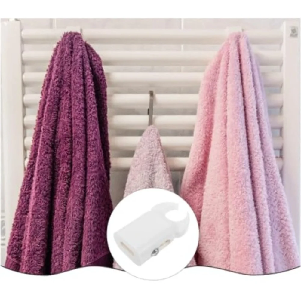 Bathroom Back Basket Hangers Set of 4 Made from Copper Aluminum Featuring Cowhorn Design for Efficient Storage
