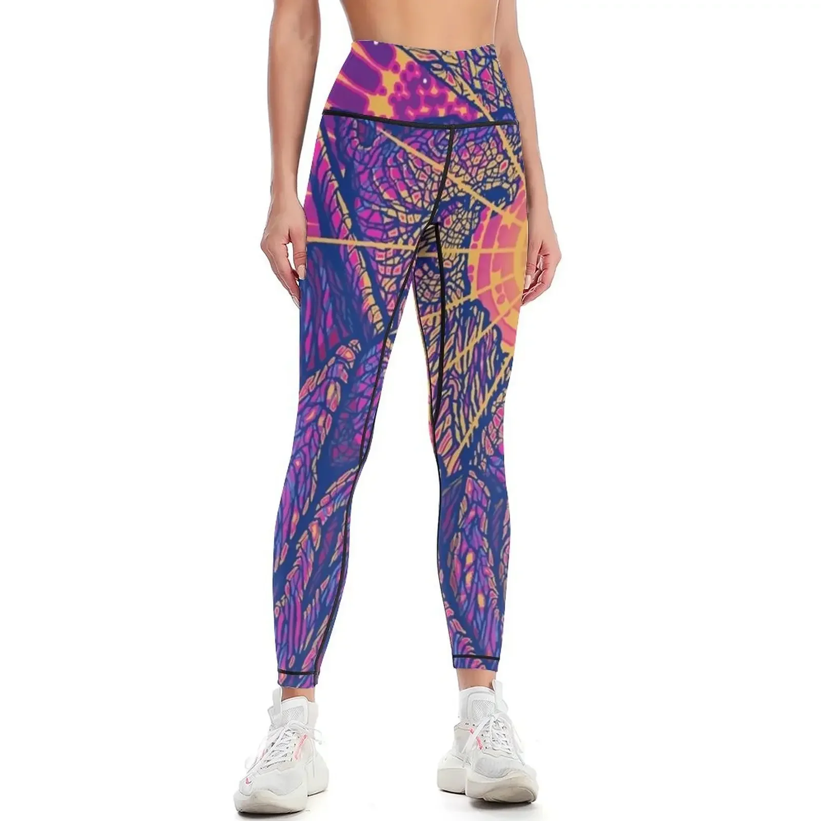 Artwork Panic Red Rocks Morrison Amphitheater Leggings Sports pants woman Fitness clothing Sweatpants trousers Womens Leggings