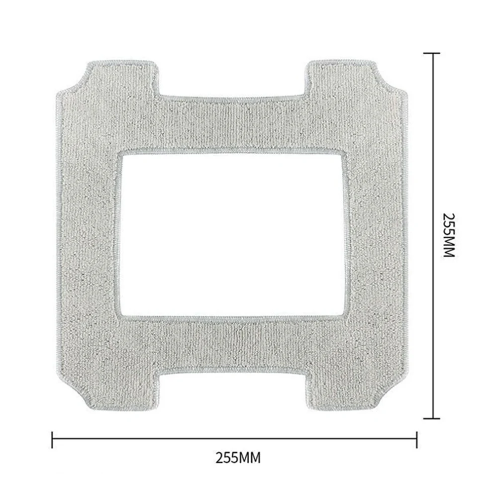 Dirt Removing Power Set of 6 Microfibre Cleaning Pads Compatible with For Ecovacs Winbot W1 W1 Pro and W2 Models