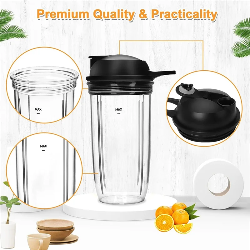 

24Oz Cup Pro 1000 Blender Blade For Nutri-Bullet Blender Combo Pro 1000 And Select 1200 1000W Blender Motor Base Easy To Use-Hot