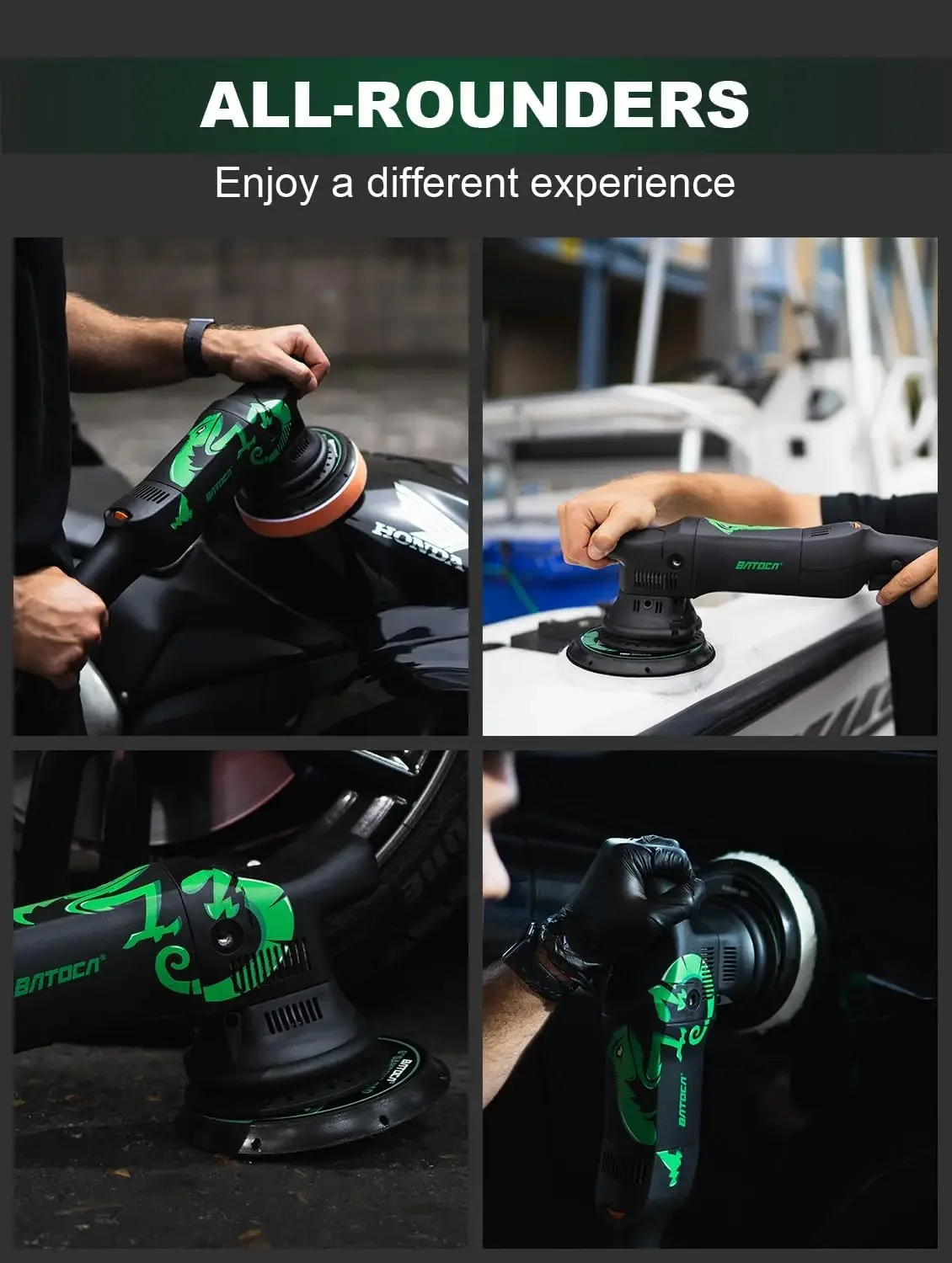 Dual Action Polisher, Auto Buffers and Polishers, da Buffer for Car Detailing, 6 Inches and 700w Random Orbital ,6 Variable Spee