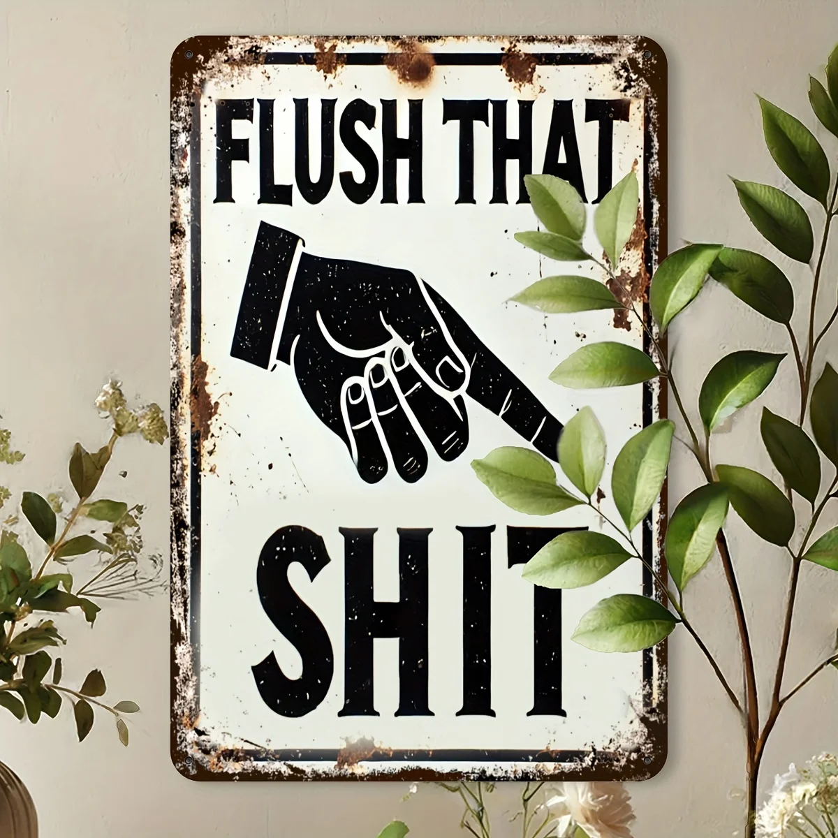 Interesting bathroom sign - 
