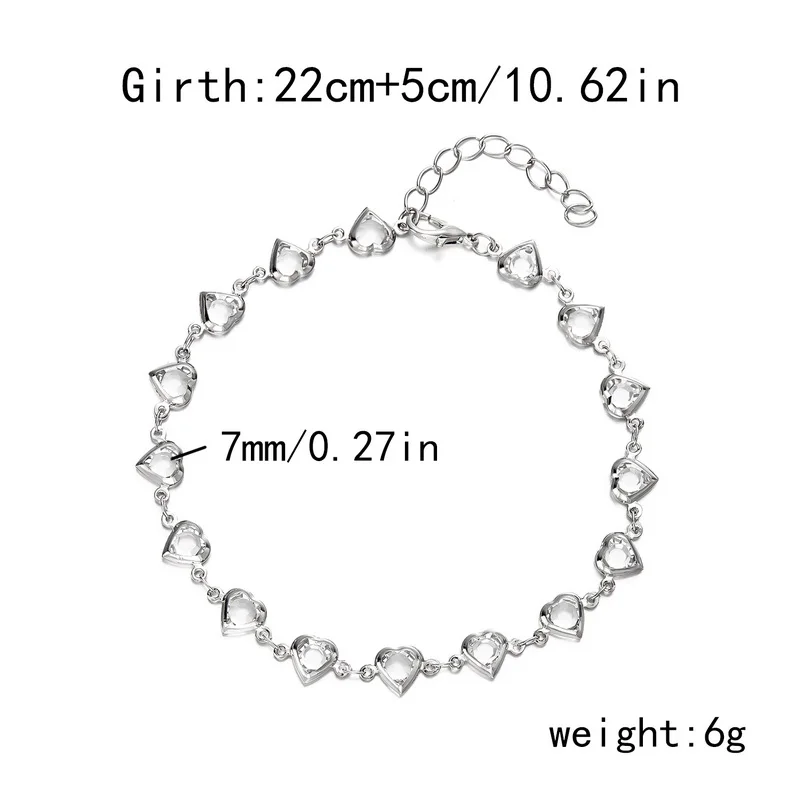 Sommer Süße Rote Kirsche Fußkettchen für Frauen Mode Niedlichen Reis Perlen Blumen Herz Kette Fußkettchen Strand Barfuß Sandale Schmuck – Detail 11