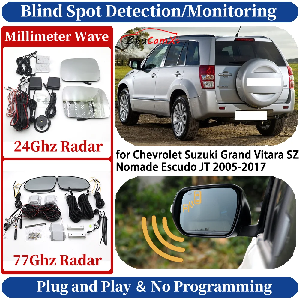 

Blind Spot Monitoring/Detection System for Chevrolet Suzuki Grand Vitara SZ Nomade Escudo JT Safe Side Lane Change Safe Assist