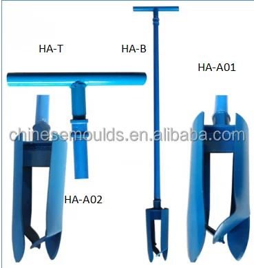 Hand Auger Set for Hand-boring in Cohesive Soils or Sands and Gravels