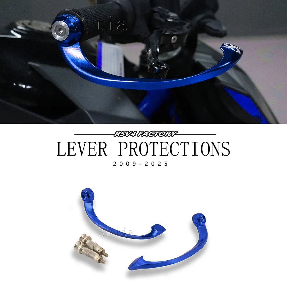 

RSV4 2025 New Brake Handle Protects For Aprilia RSV4 Factory RS V4 2009-2024 Motorcycle CNC Hand Brake Clutch Levers Guard