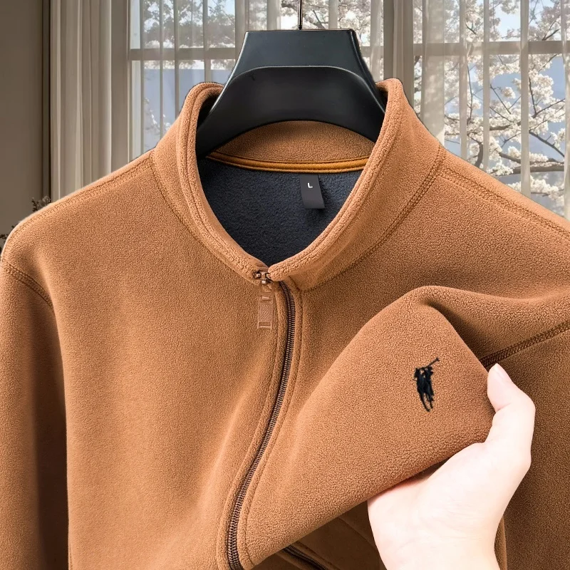 

Лидер продаж, осенне-зимний новый товар, изысканный кардиган на молнии с вышивкой Paul, мужской бархатный теплый бестселлер, куртка