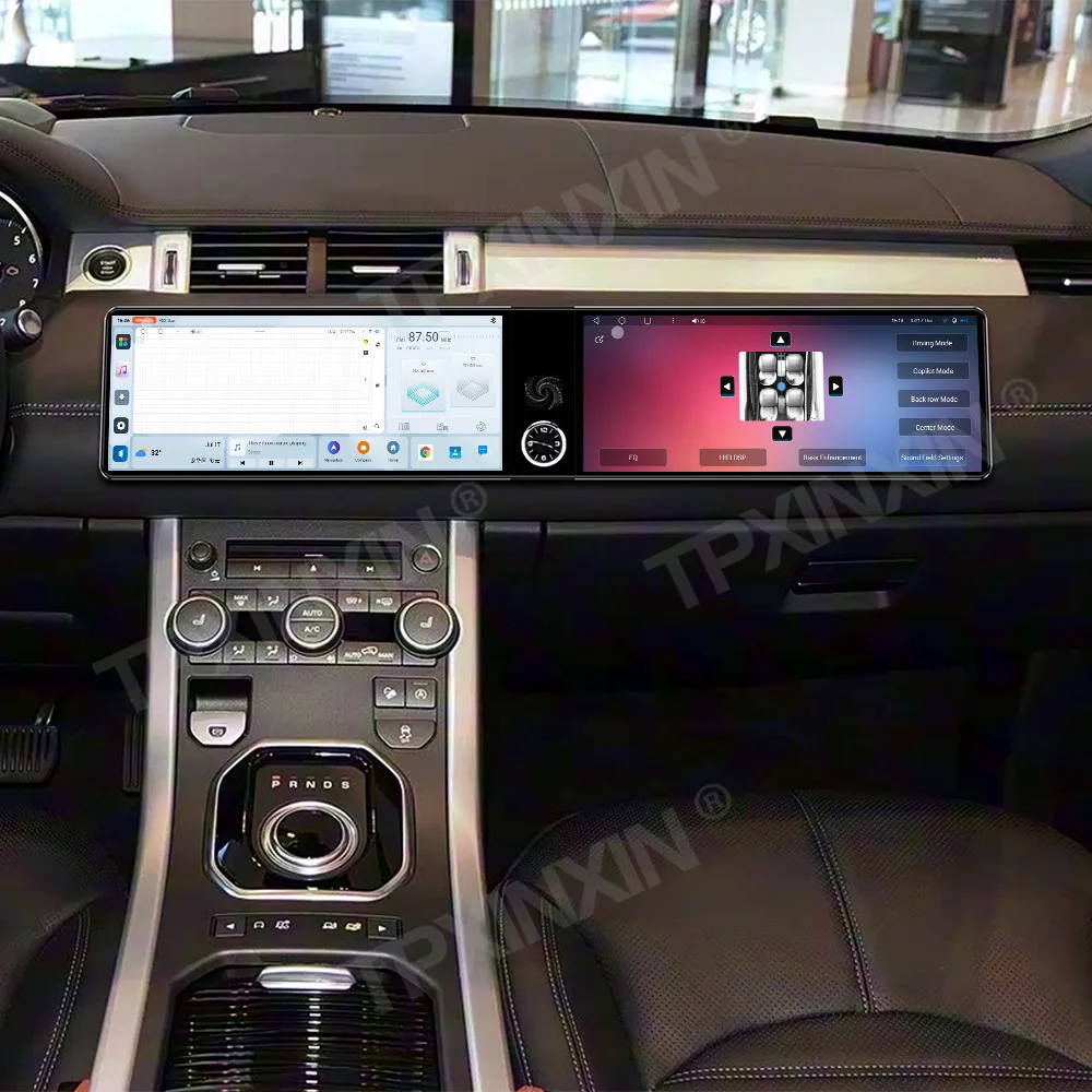 

12.3" Dual Screen Car Radio For Land Rover Range Rover Evoque 2016-2018 Multimedia Video Player Stereo GPS Navigation Head Unit