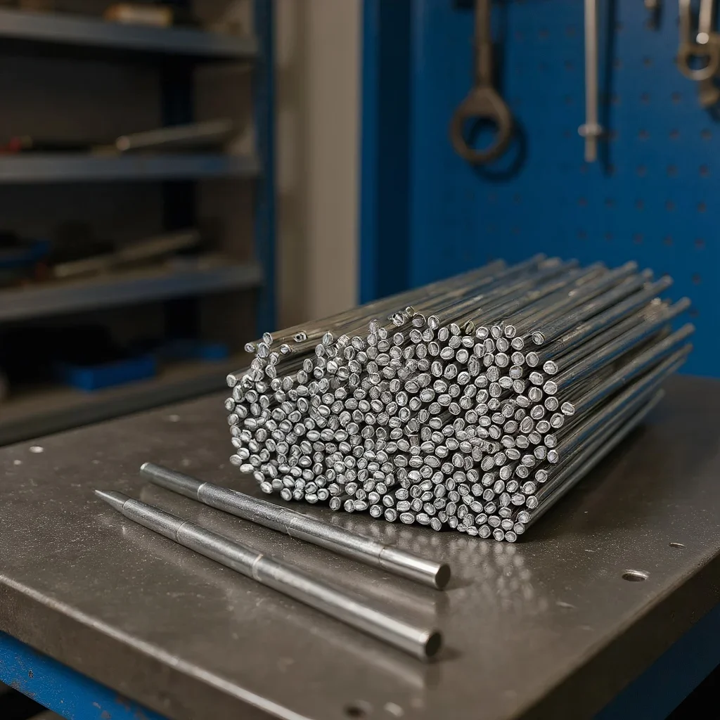 

20PCS Low Temperature Aluminum Brazing Rods, 1.6mm Flux Cored Wire, No Solder Powder Needed, Easy Melt Silver Welding