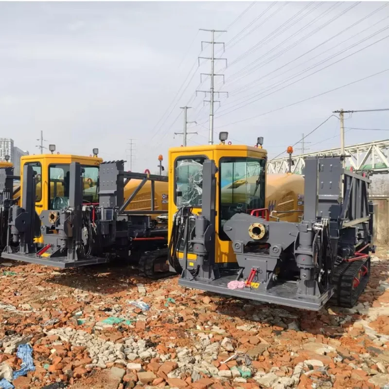 Heavy Duty Horizontal Directional Drilling Machine Crawler Mounted HDD Rig for Trenchless Water Gas Pipeline Construction