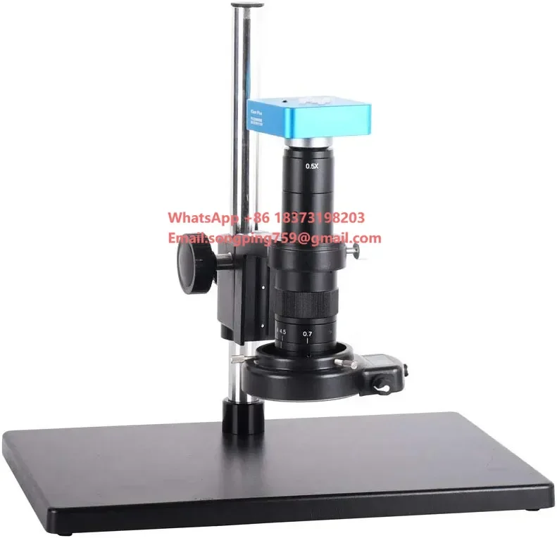 

Цифровая промышленная USB-камера 34 МП 2K 1080P 60FPS для пайки и видеосъемки с микроскопом, комплект с объективом C-Mount 180X (реальное изображение)