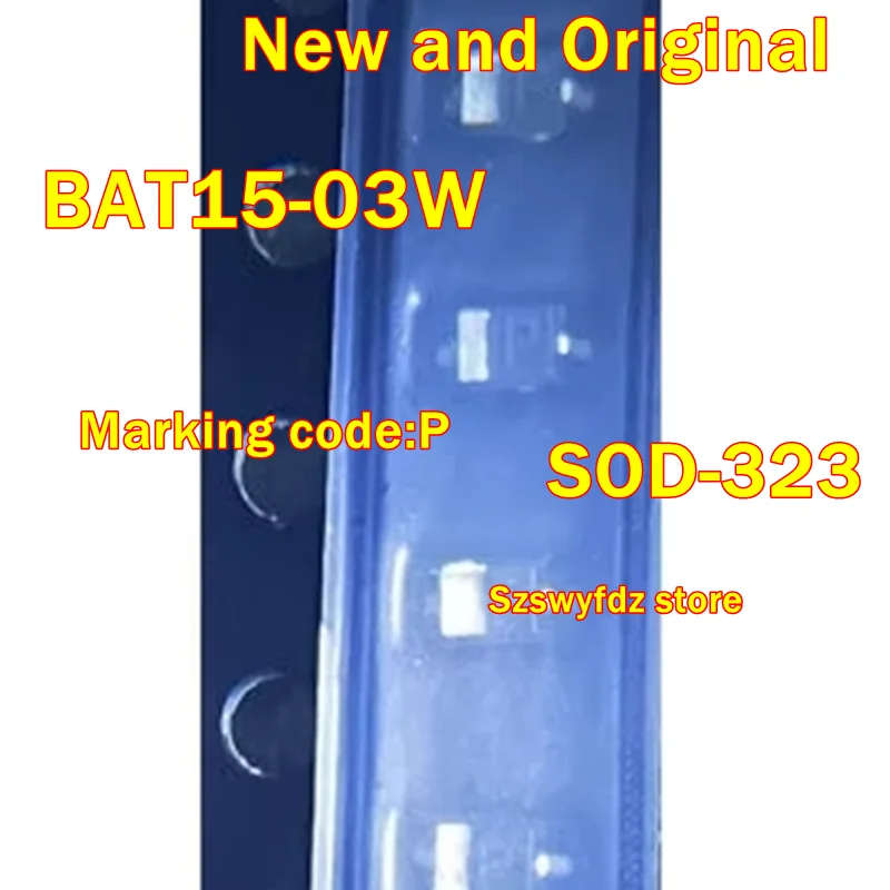 

5Pcs to 100Pcs Bat15-03W Sod-323 Marking Code:P New and Original Silicon Schottky Diodes