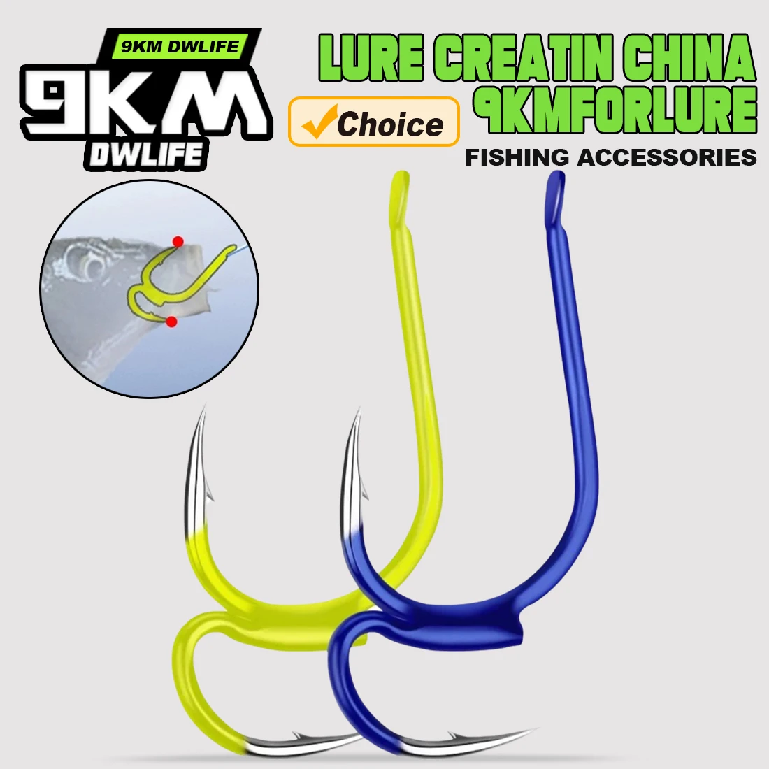 9KM Carp Hooks Fish…