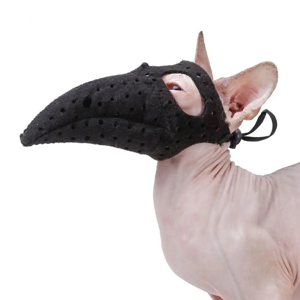 Lustige dekorative Halloween Hundemaulkorb atmungsaktiv verstellbar Haustier Cosplay Mundbedeckung Filz Hund verwandeln Maske Halloween